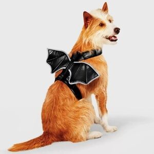 NWT Reflective Bat Wings Halloween Costume Accessory Hyde & Eek Dog Small/Medium